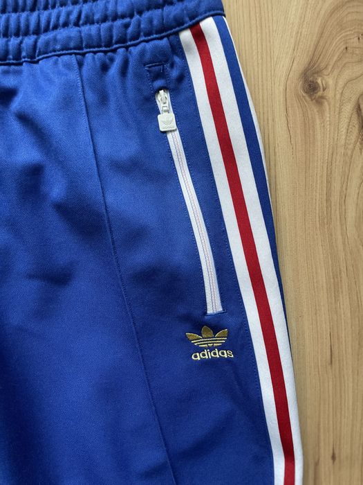 Adidas / мъжки спортен панталон/долница/синя и червена М