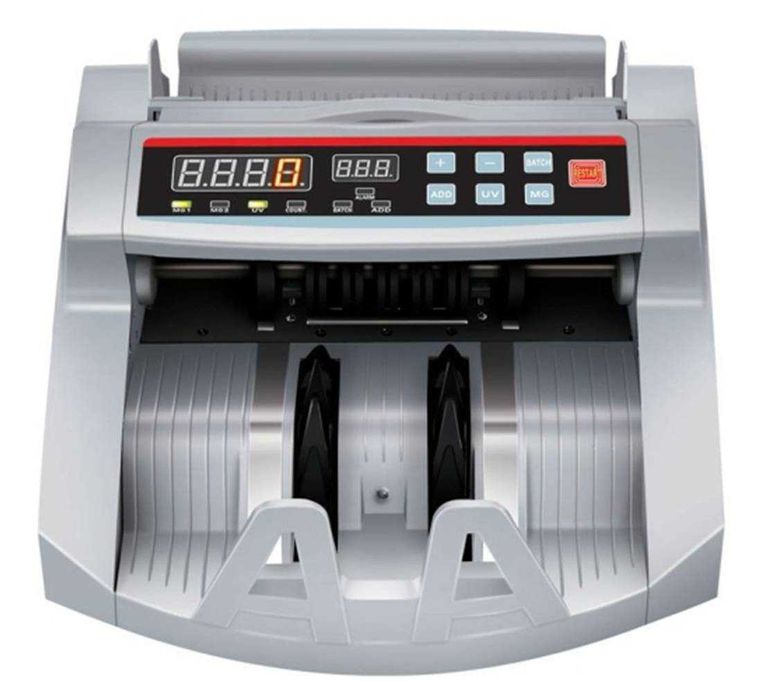 Машина за броене на банкноти, брояч на пари, UV проверка, 1000бр/мин