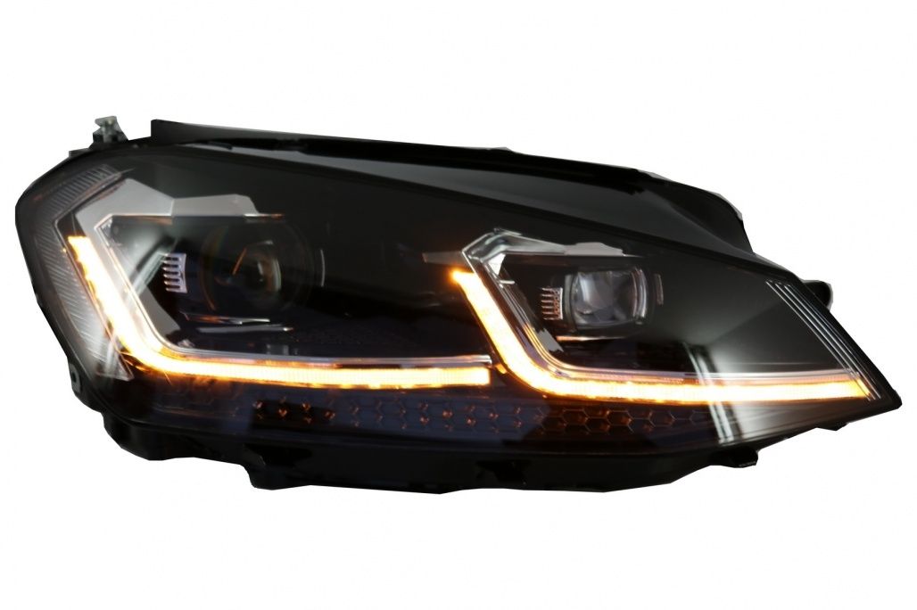 Faruri LED Bi-Xenon Look compatibil cu VW Golf 7 VII (2012-2017) Facel