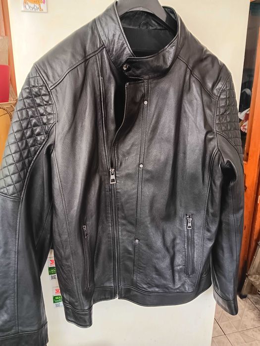 НОВО мъжко яке естествена кожа VERA PELLE