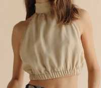 Crop top dunel FARA Boutique