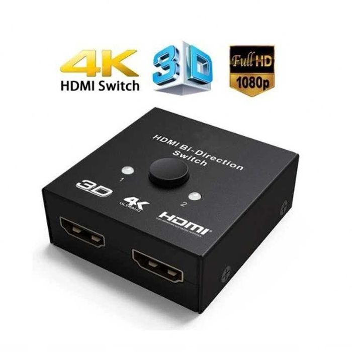 Switch HDMI 4K bidirectional 1x2 2x1 pt TV laptop PC Xbox Playstation