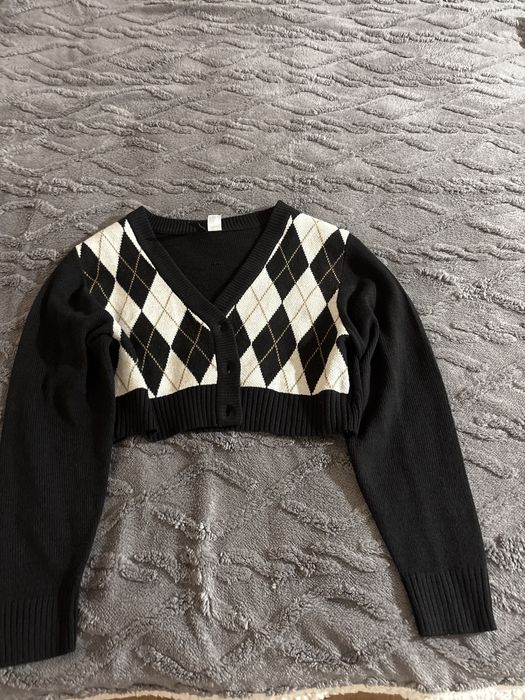 Черно- бяла Жилетка H&M