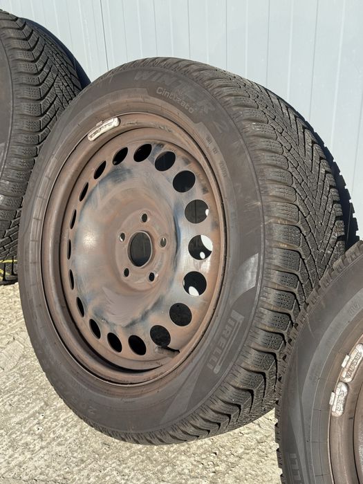 Jante Opel Astra K cauciucuri iarna Pirelli Cinturato2 205/55/16 DOT24