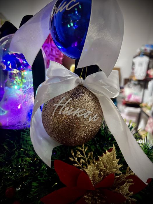 Коледни персонализирани топки