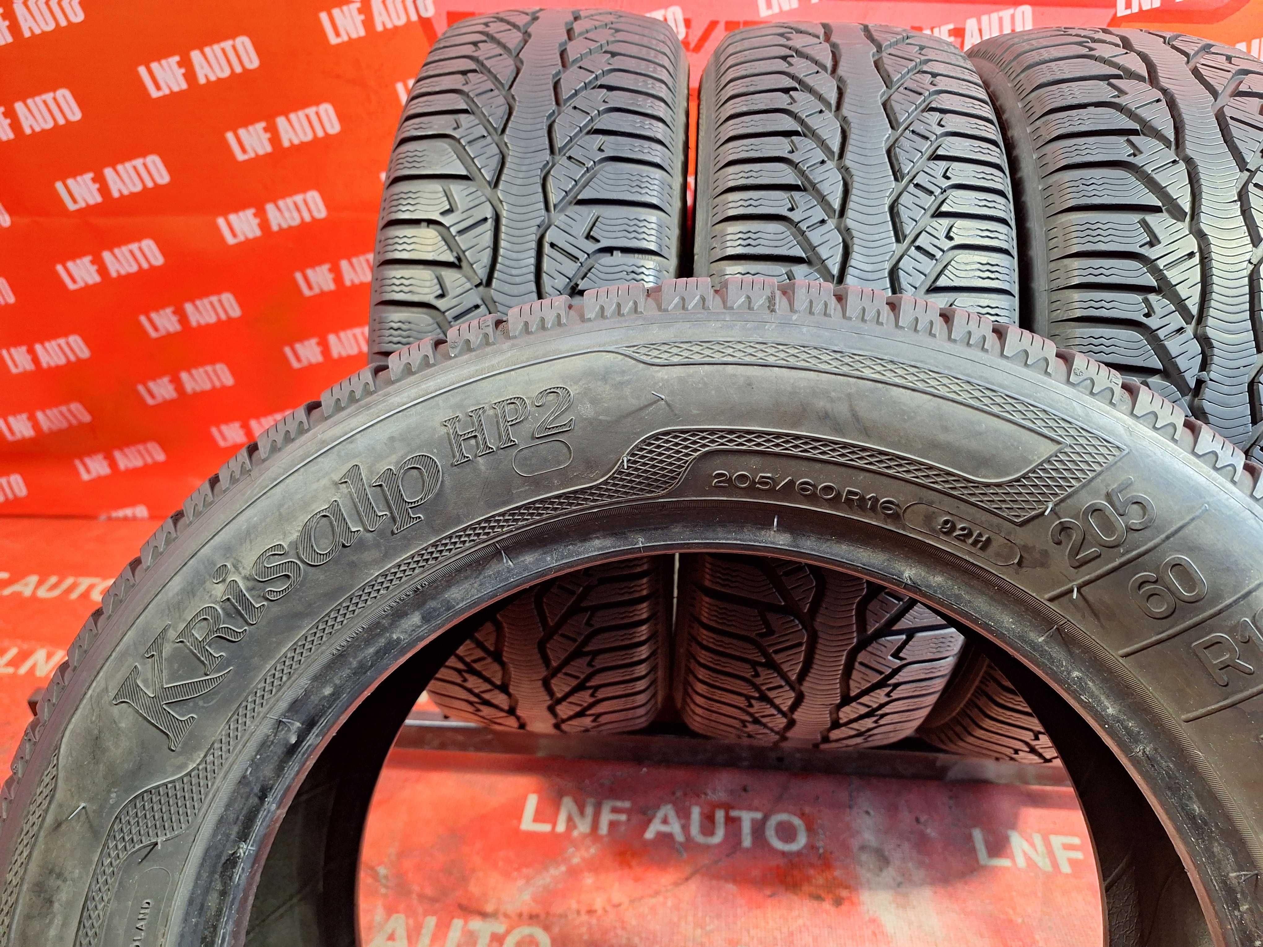 Anvelope de IARNA - 205/60/16 - KLEBER - 6.43 MM - DOT 2014 !