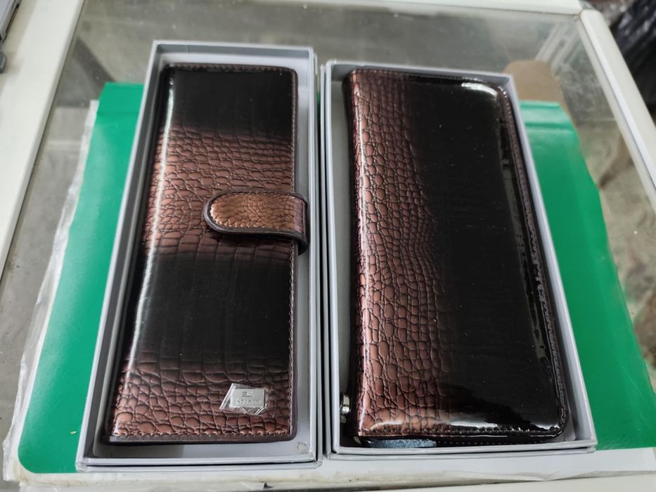 Нов Кожен портфейл enzo nori два броя