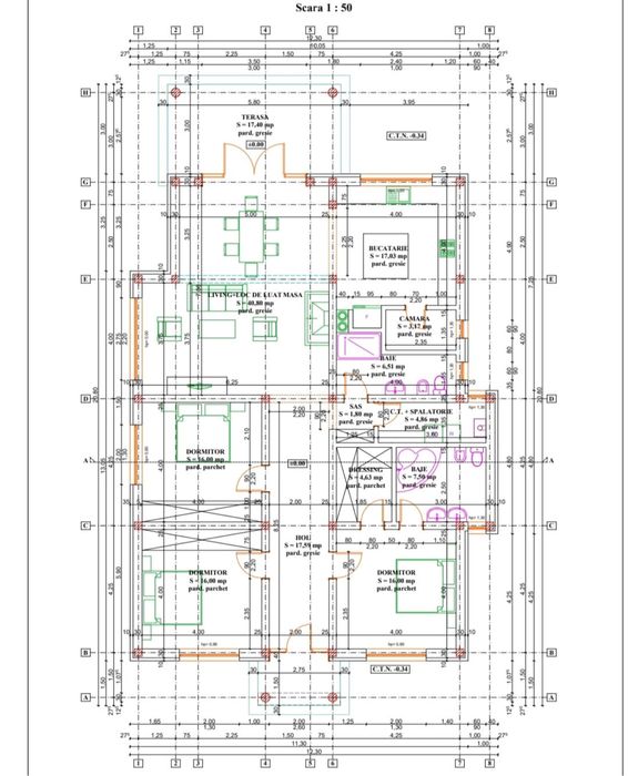 Casă de vânzare,direct de la proprietar, pe un nivel, în Livada.