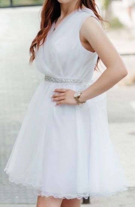 Rochie Albă de eveniment