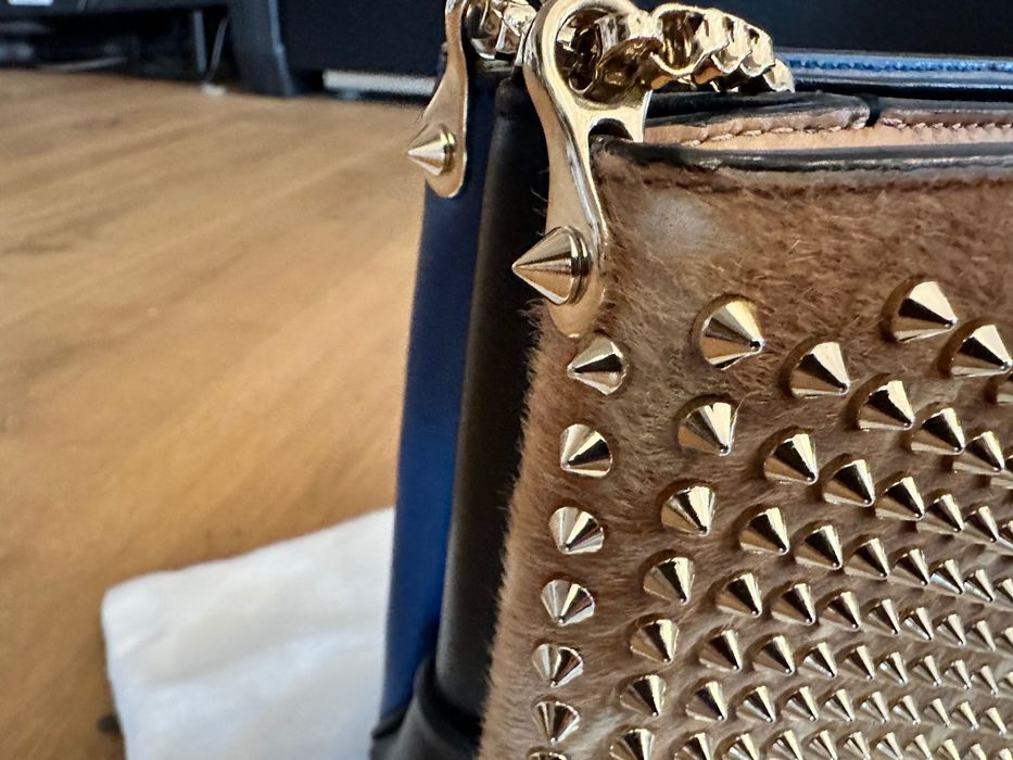 Christian Louboutin Triloubi Large Pony hair geanta