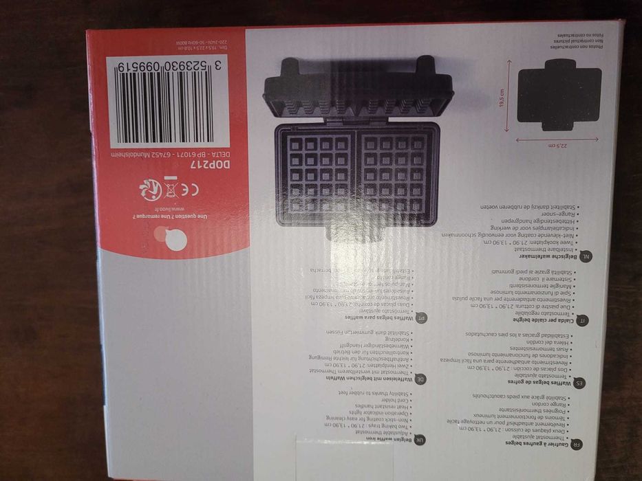 Aparat pentru waffle belgiene Livoo