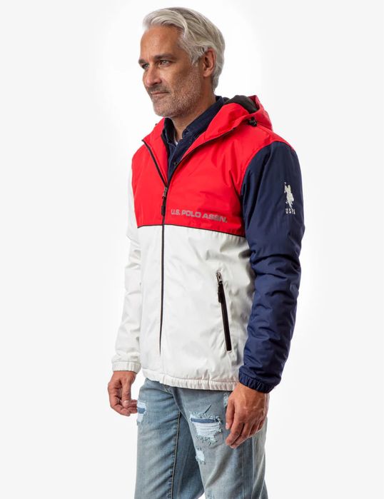 Флисовая куртка colorblock americana US POLO ASSN