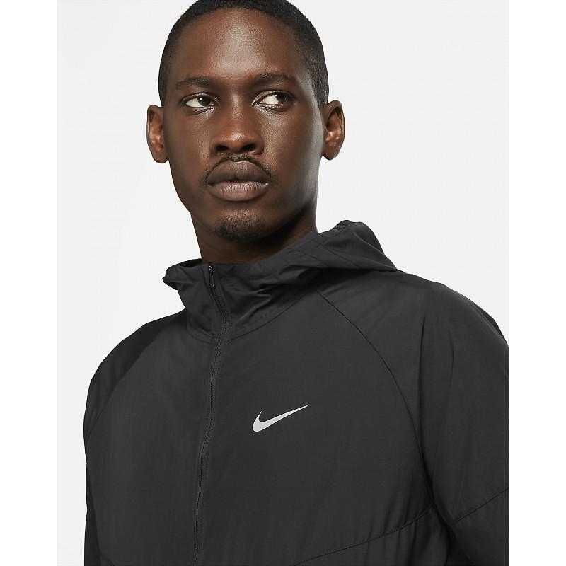 НОВА 100 % оригинална черна ветровка яке суичър NIKE размер L от САЩ