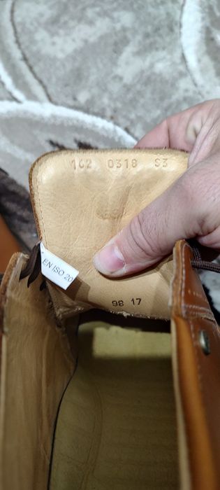 Ghete de lucru Emma Martino Bombeu metalic   Marimea 43 cu S3 SRC ESD