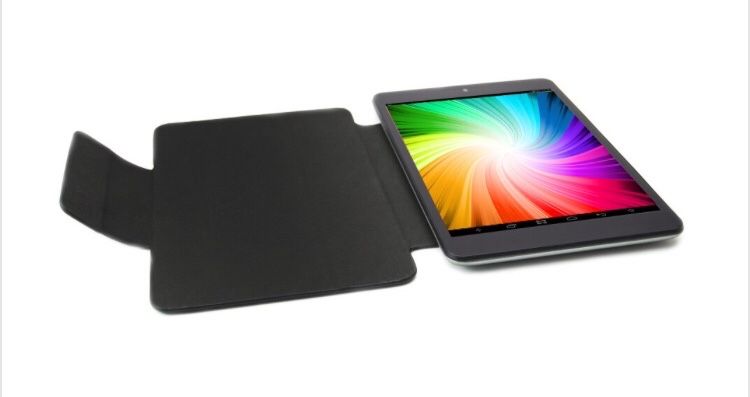 Husa flip imitatie piele pt tablete 8" cu magnet