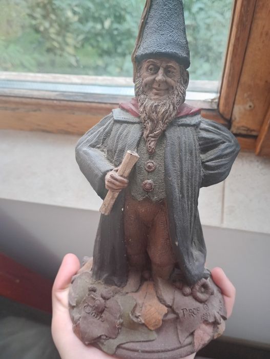 Piesa veche rara de colecție de din 1989 semnata probabil    un gnom