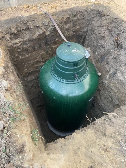 EXCAVAȚIE MONTAJ rezervor Butelie GPL propan Bazin gaz