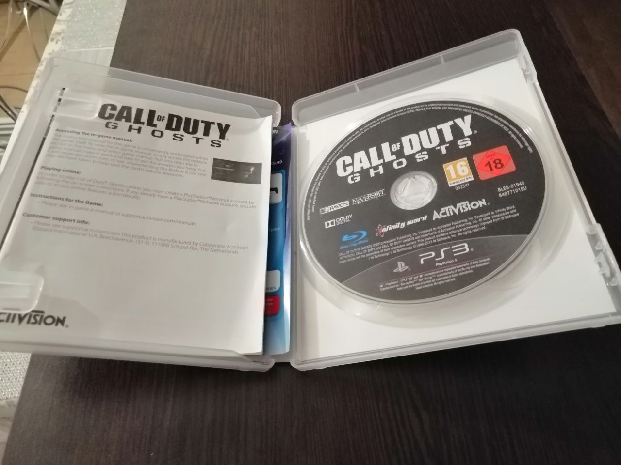 Vand call of duty ghost ps3