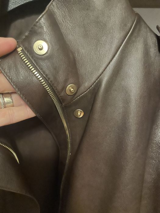 Geaca piele Massimo Dutti