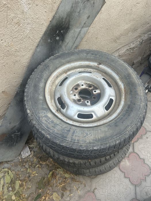 4 балоны с дисками зимный