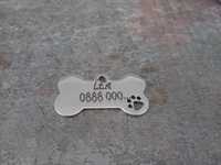 Гравиран медальон за куче