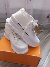 Sneakers dama albi