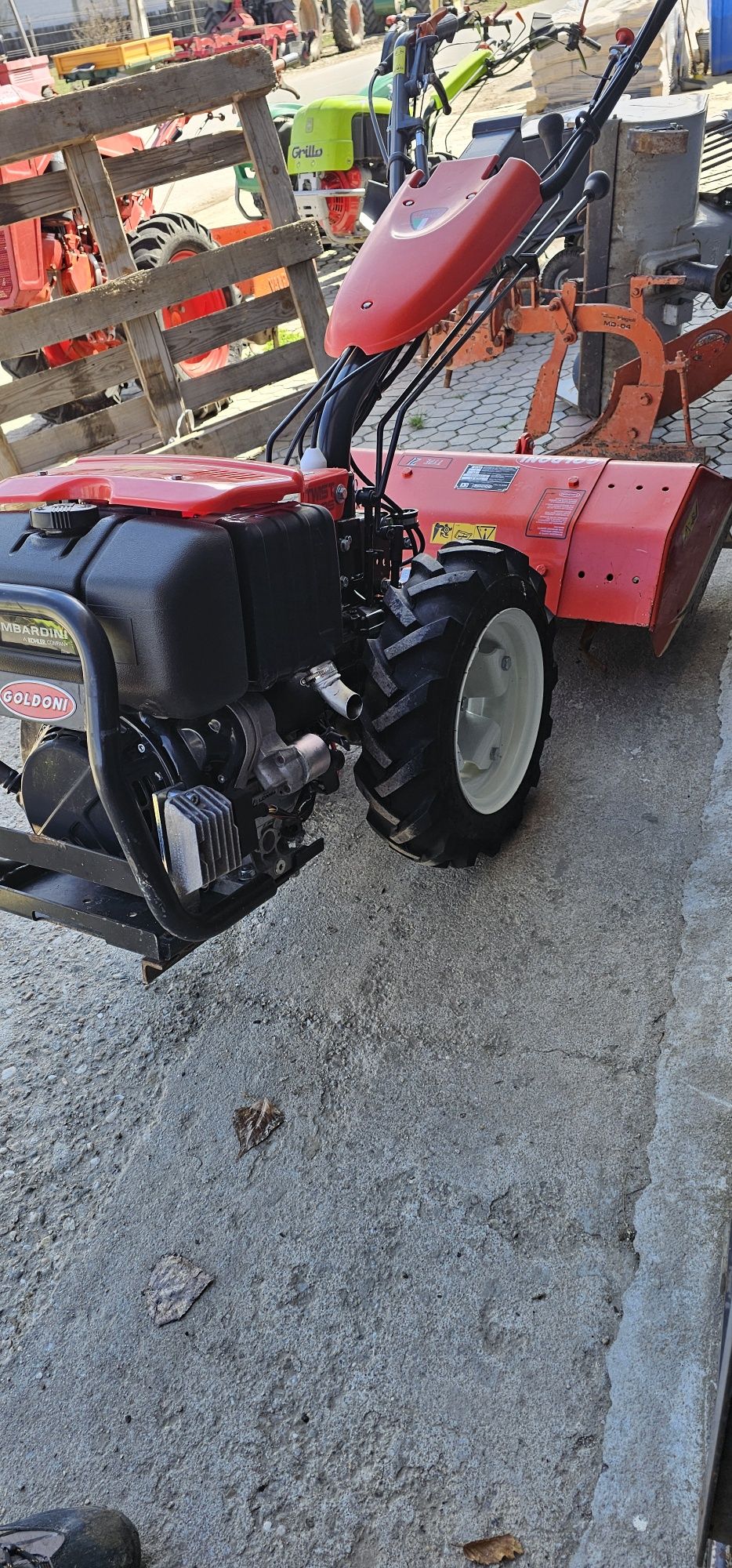 Motocultor Goldoni twist 9ds ,lombardini diesel, model nou