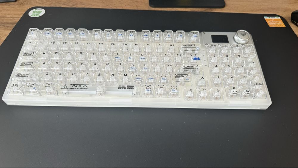 Клавиатура Aula F98 Pro белый