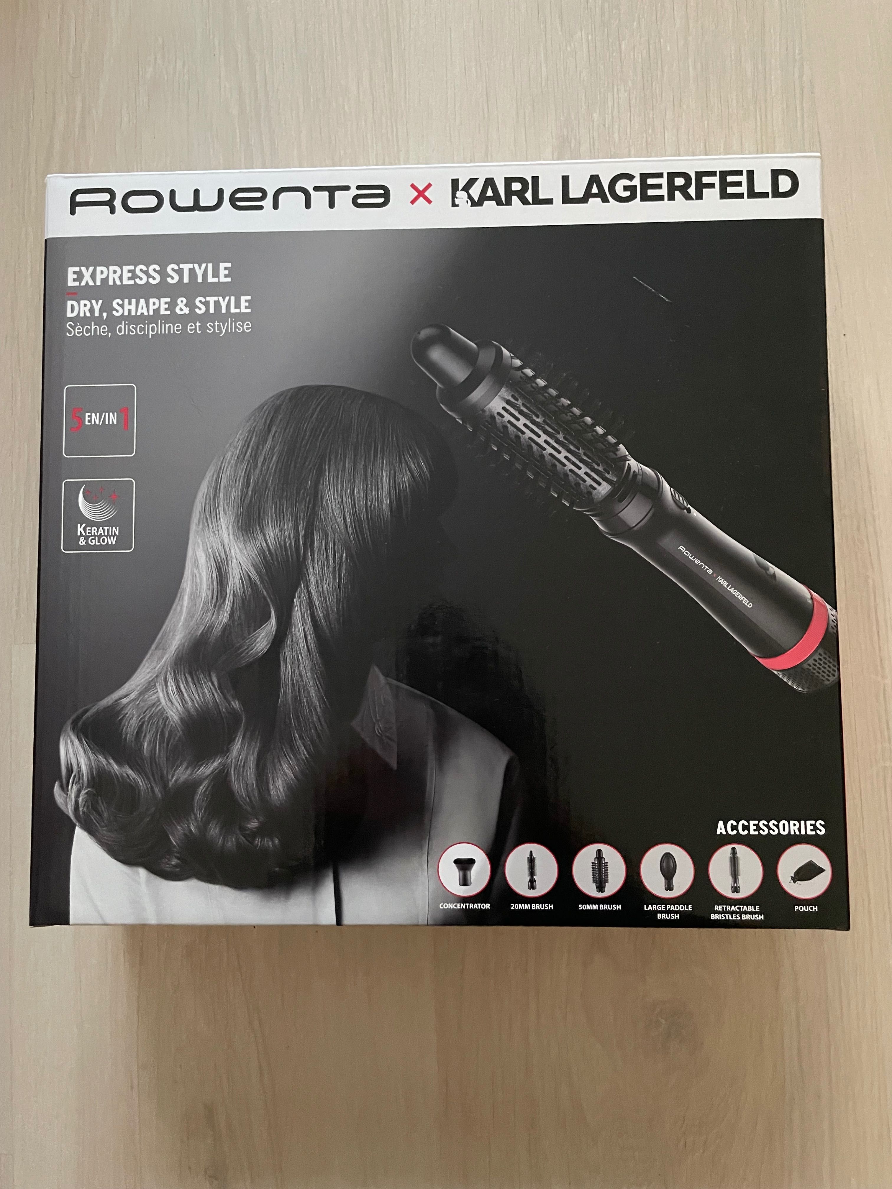Нова цена !! Rowenta x KARL LAGERFELD  Четка с горещ въздух