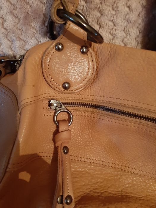 Чанта естествена кожа