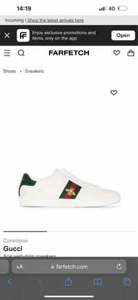 Adidasi Gucci 38 originali