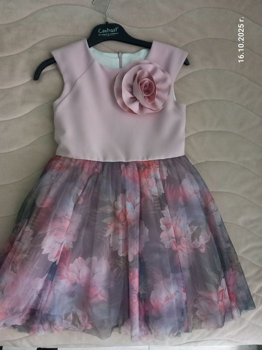 Рокля Контраст  128 и 140 размер