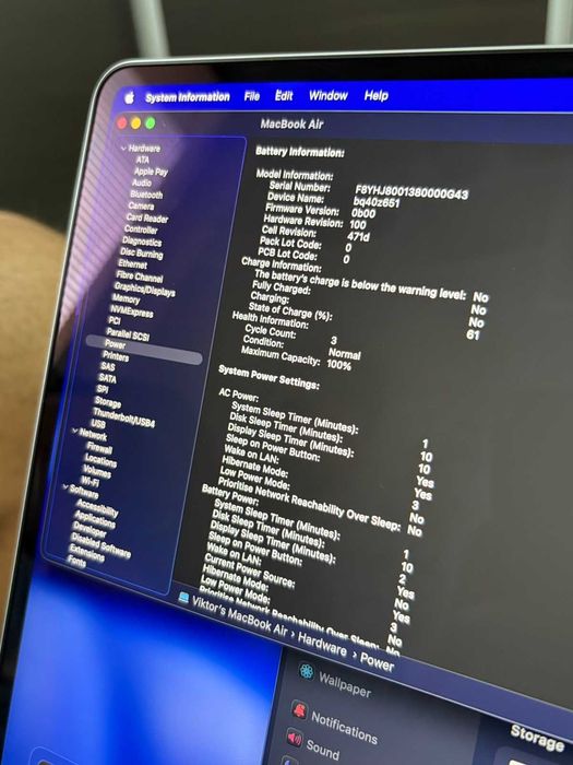 ++ Чисто нов ++ Macbook Air 13 M4 / 16GB / 256 GB