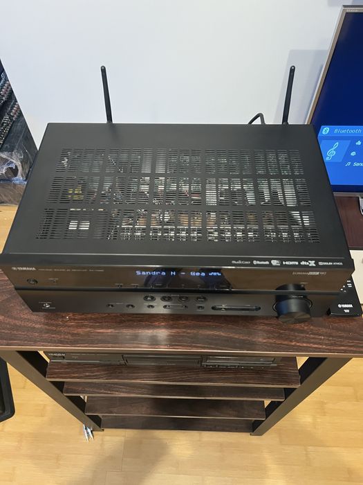 Receiver 7.2 Yamaha RX V585 Dolby Atmos Bluetooth Wifi Alexa Arc