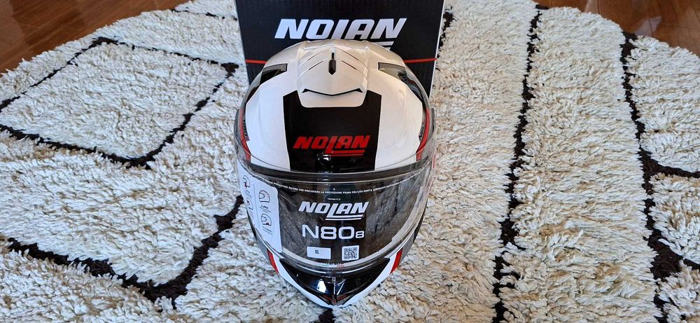 Casca moto Nolan N80 8 noua, XL, Pinlock 70, ochelari soare, factura