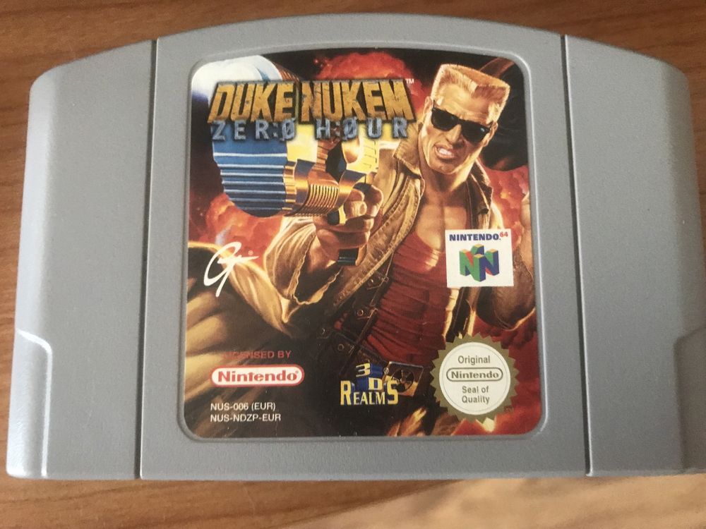 Nintendo 64 с игра duke nukem: zero hour PAL