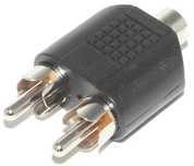 Переходник (разветвитель) Mini Jack 3.5 мм - 2 x RCA.