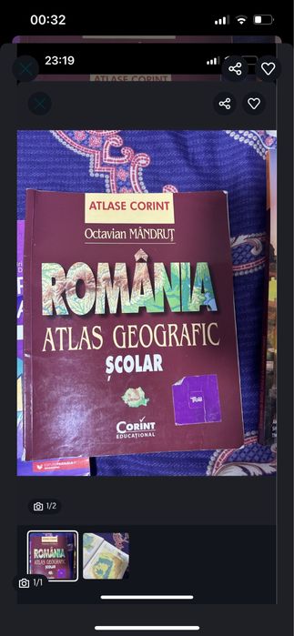 Atlas geografic Romania