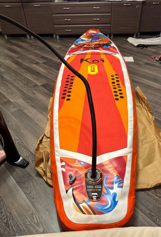 Продам новый сапборд sup доску koi 3.5 лодка supboard