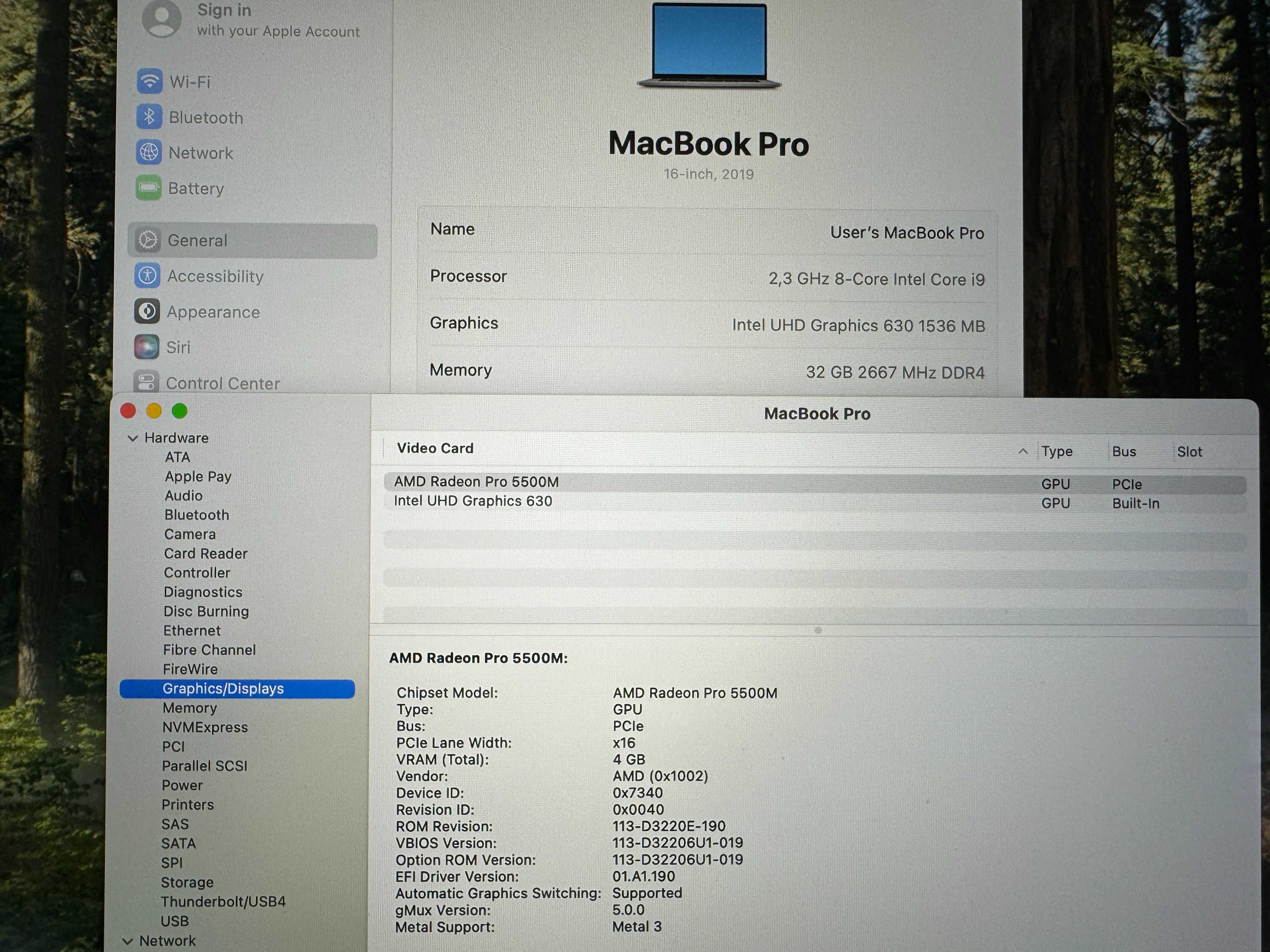 Core i9 Apple MacBook Pro 16 2019 32GB RAM/1TB SSD/Radeon Pro 5500M