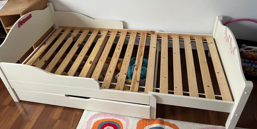 Pat copii lemn masiv