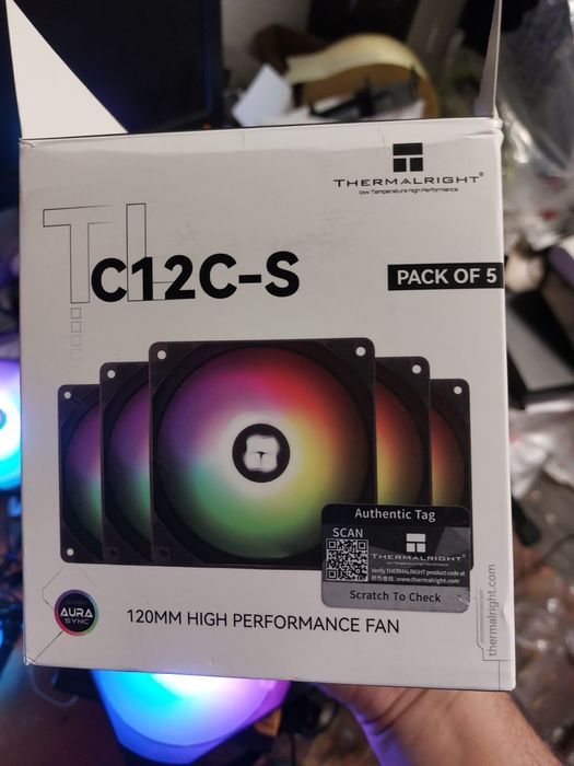 Set ventilatoare carcasa pc Thermalright TL-C12C-s noi ,5 buc,5pack
