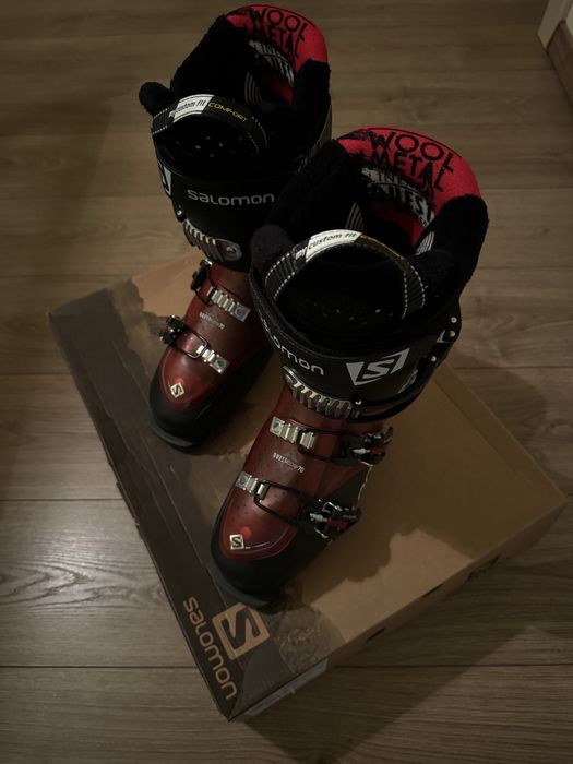 Clapari Salomon Quest AC 70 Negru/Rosu, 26.5