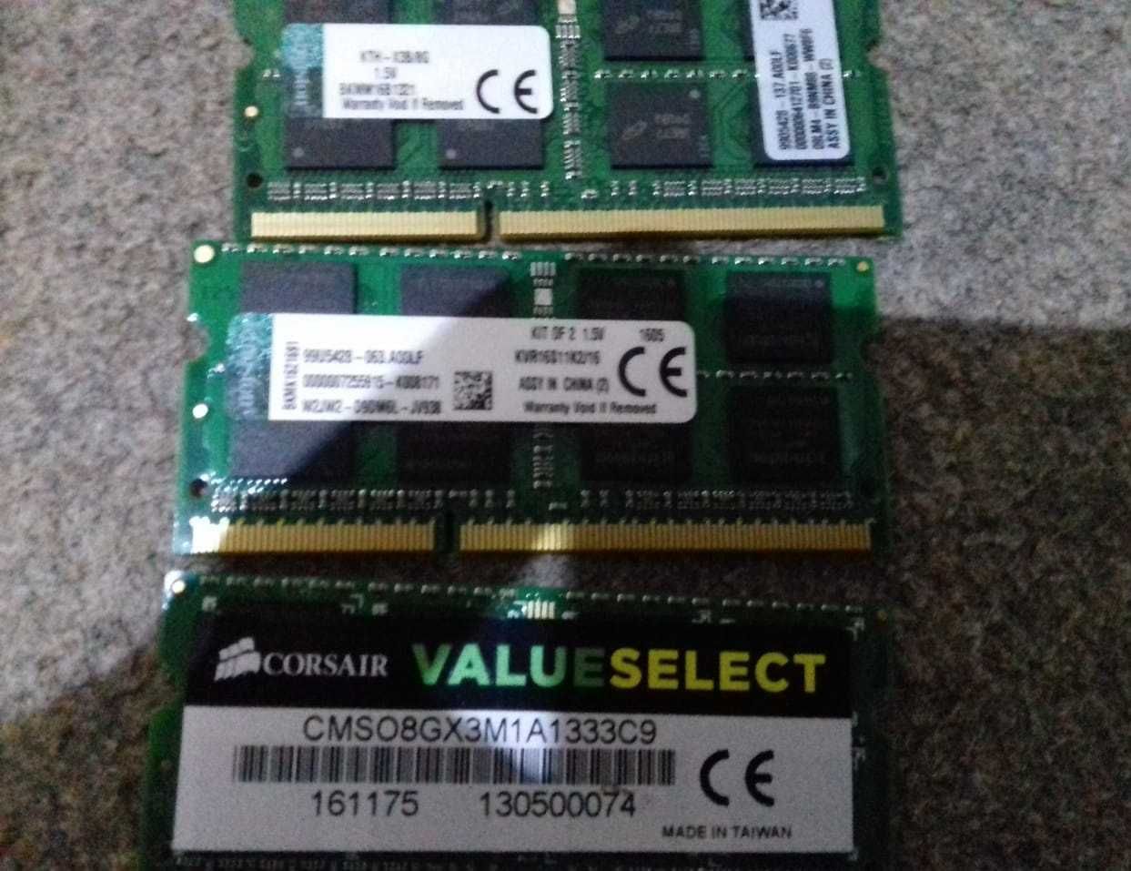 8 gb ram ddr3 pc3l sau normal 1,5v pentru apple , macbook -multe