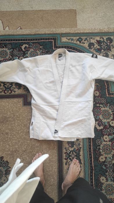 Кимано дзюдо белый Green hill