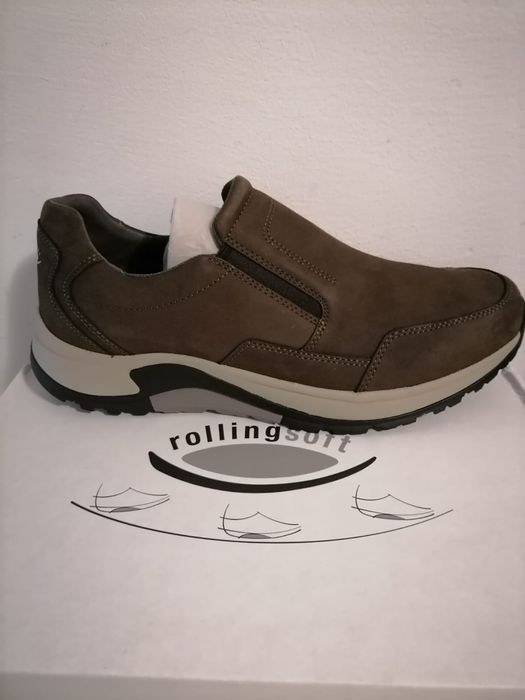 Mocasini rolingsoft piele întoarsă