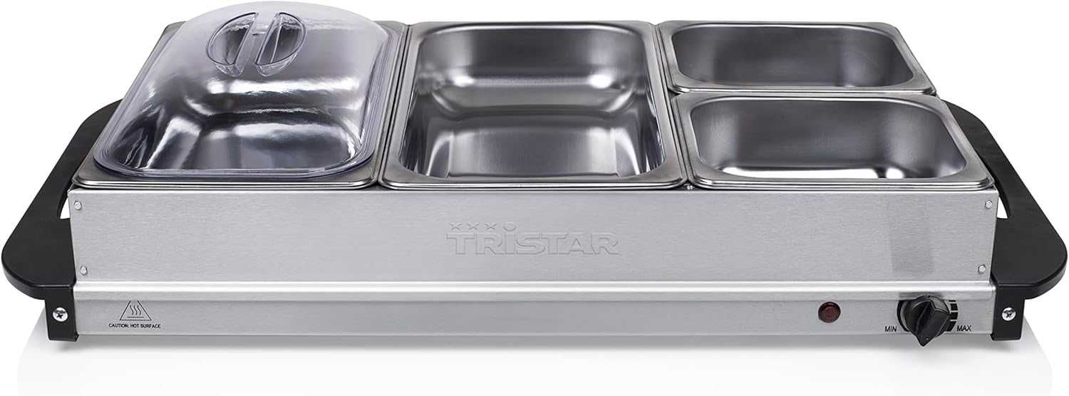 Tristar BP-6285 Сервиращ плот за бюфет, 300W, 4 отделения,  С ДЕФЕКТ