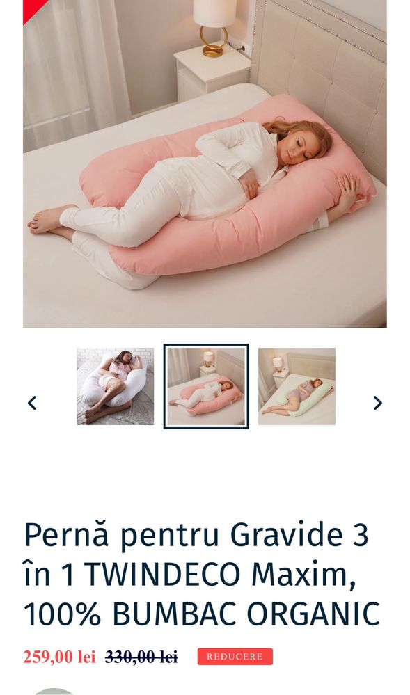 Perna pentru gravide bumbac 100%