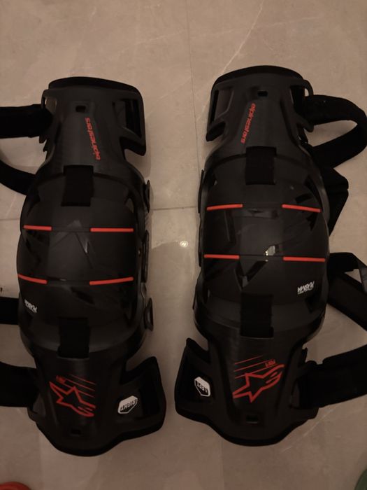 Genunchiere Alpinestars Rk-1 Plasma Black/Red L / XL