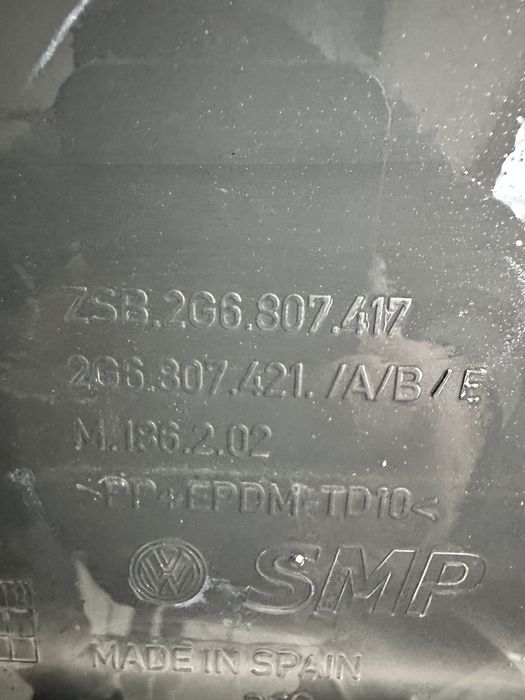 VW Polo 17-22г Задна броня Ое